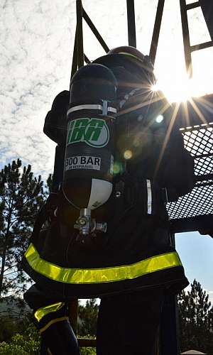 Máscara autônoma para bombeiro Máscara autônoma para bombeiro