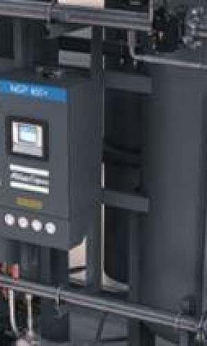 Sistema autônomo de ar mandado com compressor de alta vazão Sistema autônomo de ar mandado com compressor de alta vazão